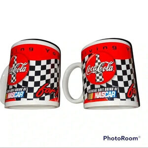 Coca Cola racing mugs ( set of 2 )
